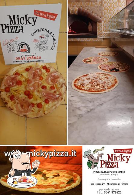 Choisissez des pizzas à Micky Pizza