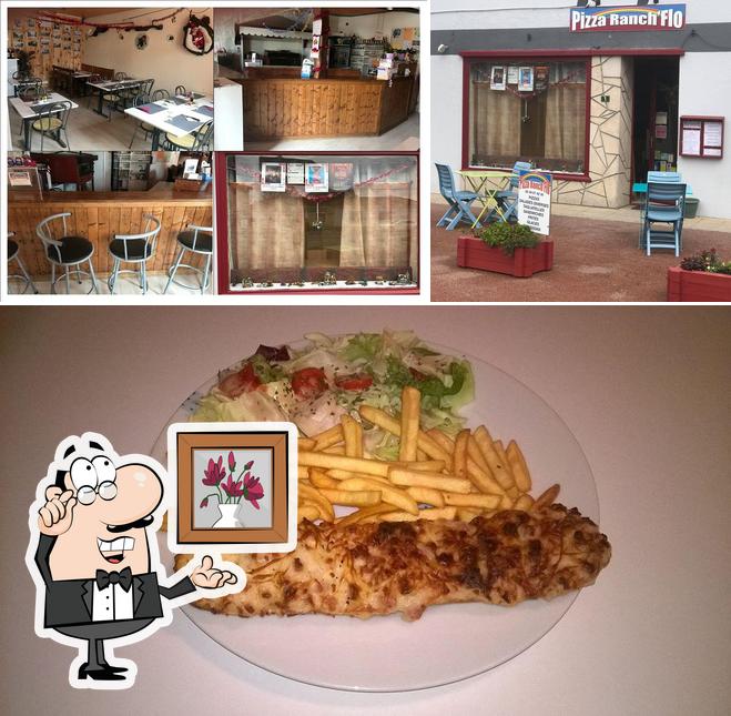 The restaurant's interior and fries