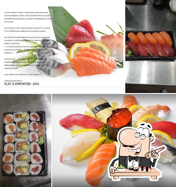 Prenez de nombreuses options de sushi