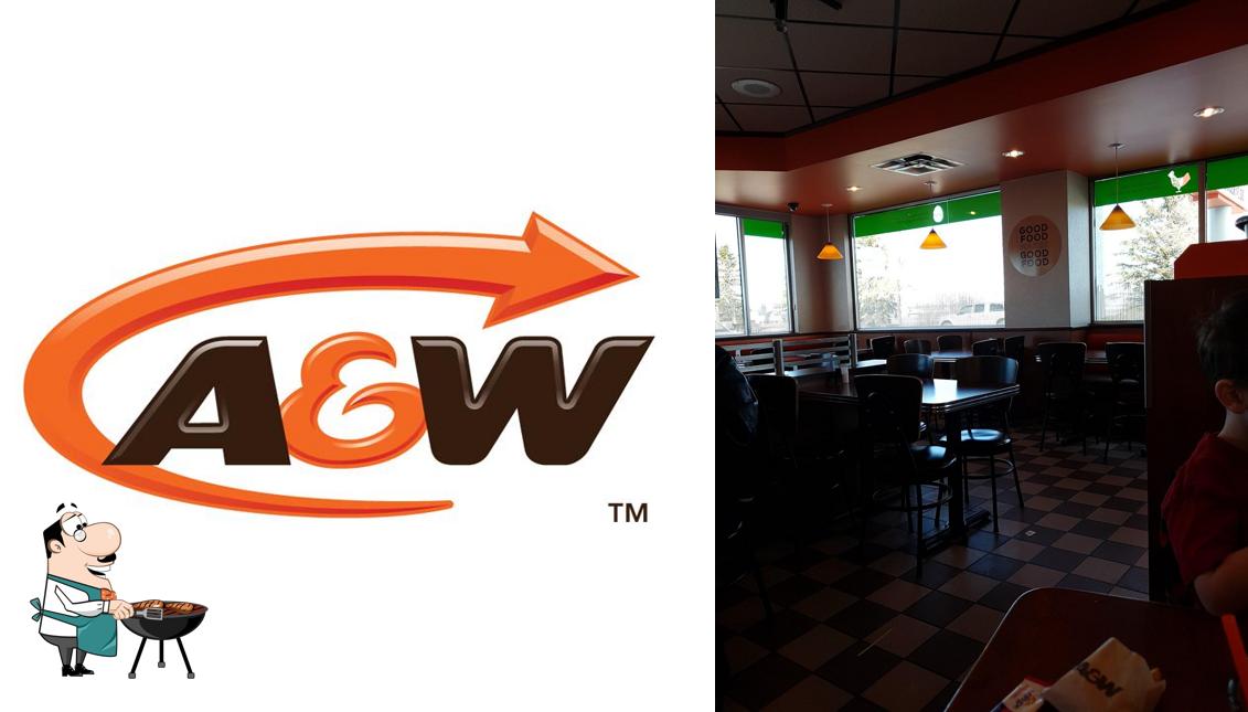 Here's a photo of A&W Canada