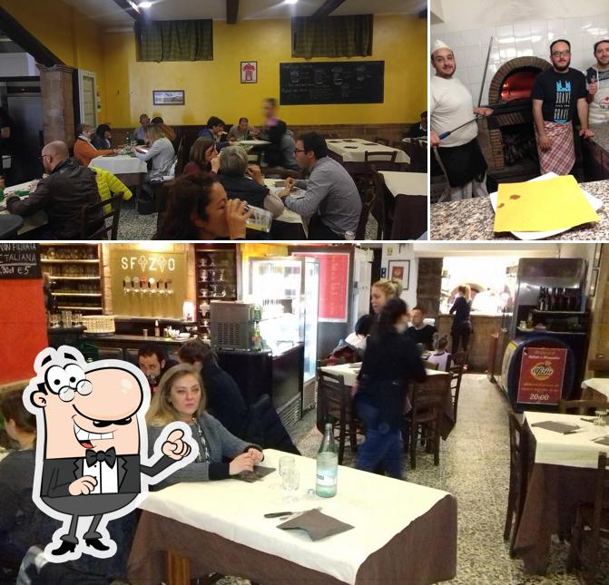 Gli interni di Pizzeria Sfizio