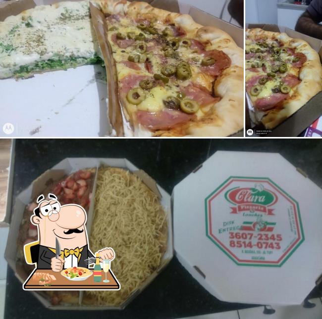 Comida em Clara Pizzaria & Lanches