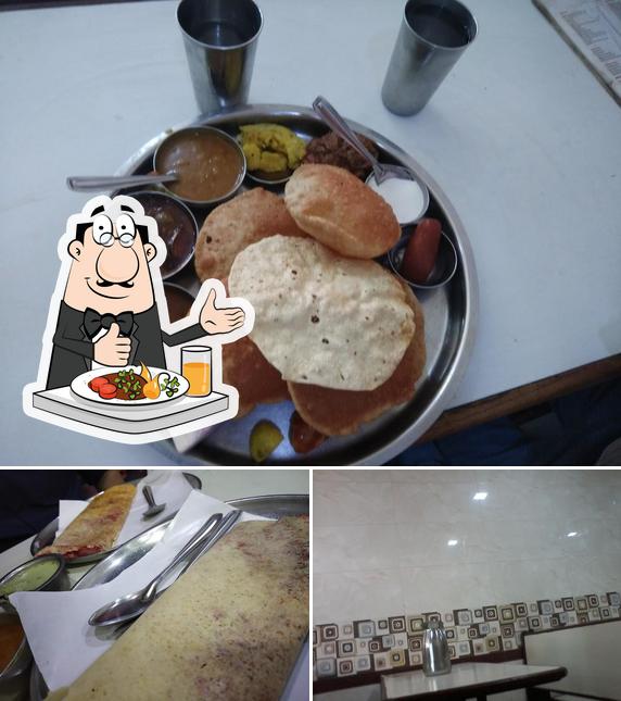 Among different things one can find food and interior at Hotel Kapil