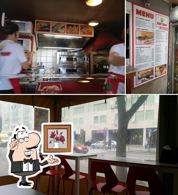 L'intérieur de Ježurko Fast Food