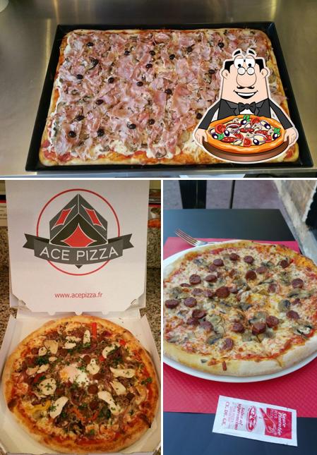 Choisissez des pizzas à Ace Pizza