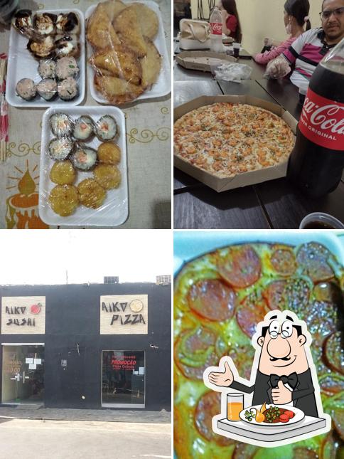 Еда в "Aiko Sushi e Pizza"