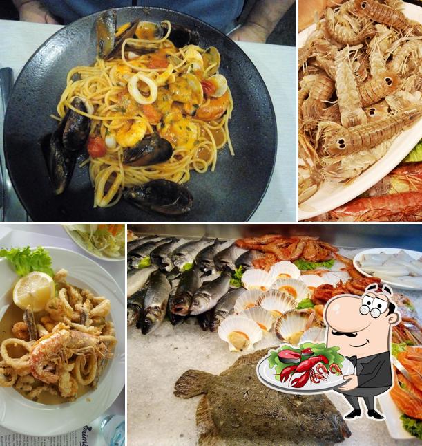 В "Allo Spaccio del Pesce" вы можете попробовать разные блюда с морепродуктами