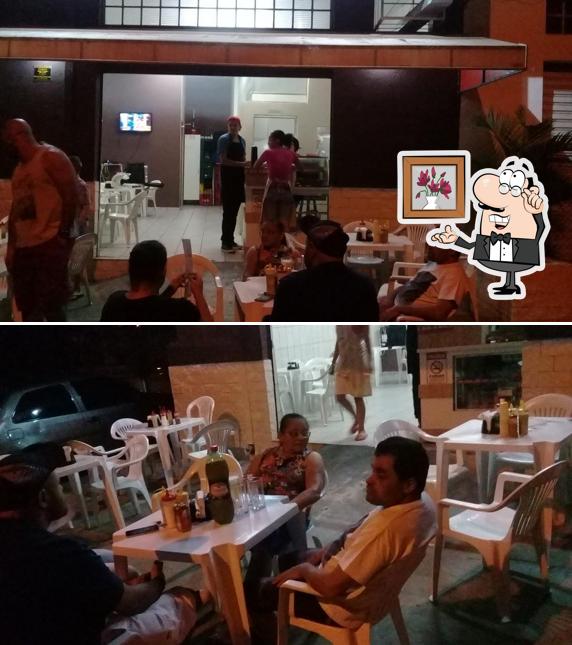 O interior do Feltrim Lanches