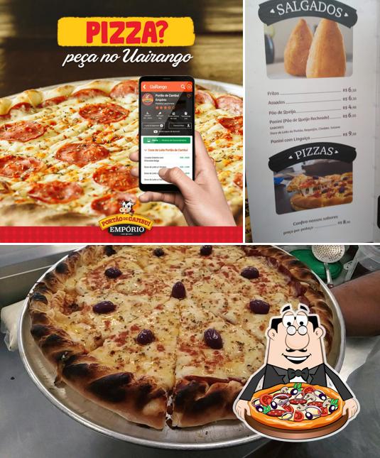 Experimente pizza no Emporio PORTÃO DE CAMBUI