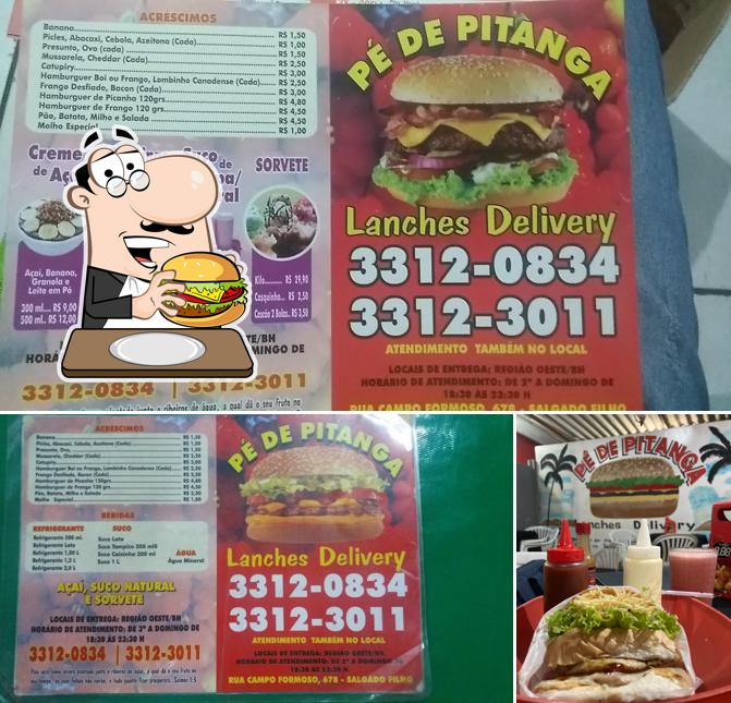 Peça um hambúrguer no Pé De Pitanga Burger