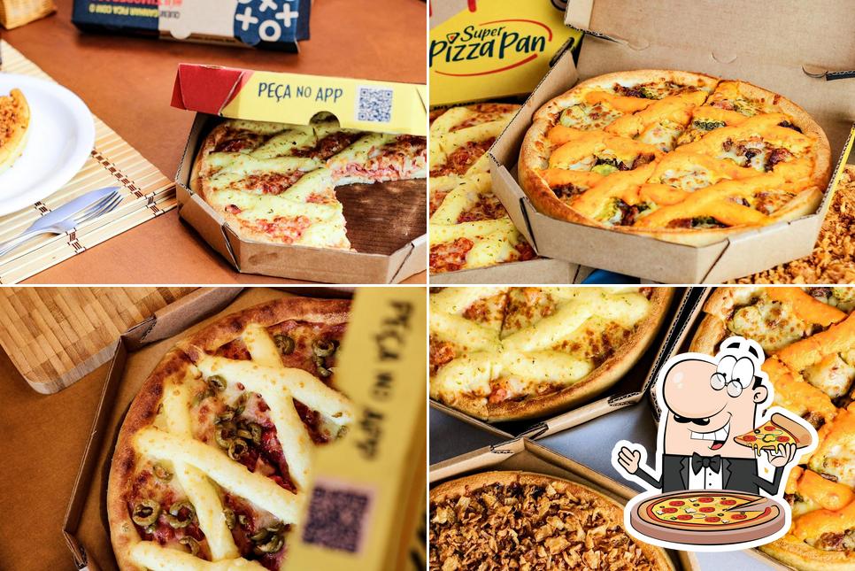 Escolha pizza no Super Pizza Pan