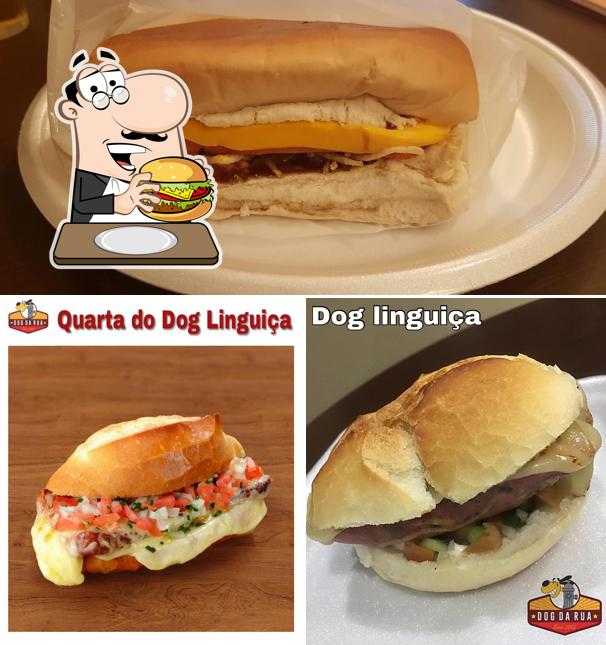 Consiga um hambúrguer no Dog da Rua Restaurante Bar e Hamburgueria