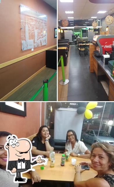 O interior do SUBWAY