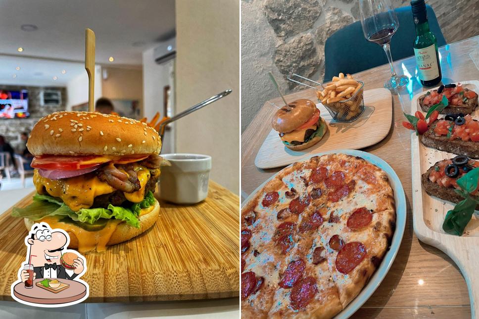 Les hamburgers de INCONTRO BAR & FOOD will satisferont une grande variété de goûts