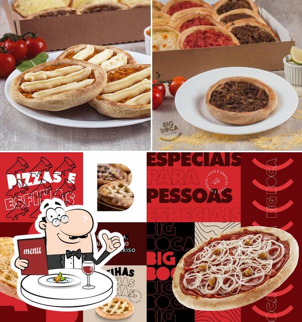 Comida em Pizzaria Big Boca