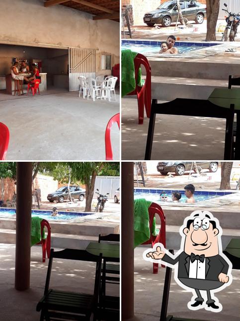 O interior do Bom Boteco