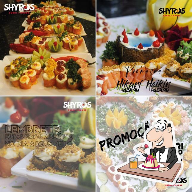 Shyro´s Sushi House serve uma escolha de sobremesas