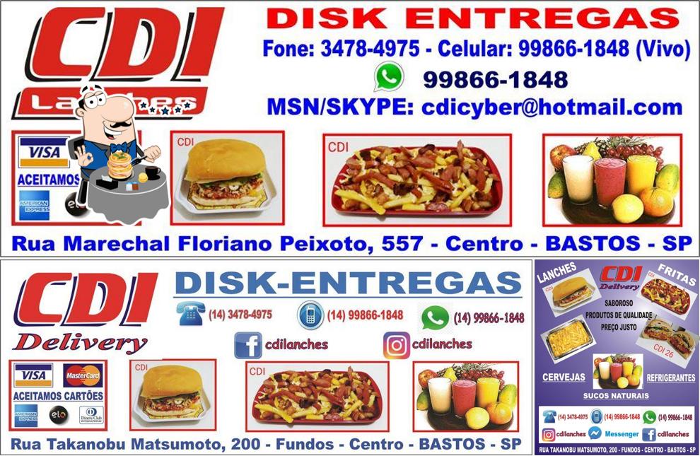 Comida em CDI LANCHES