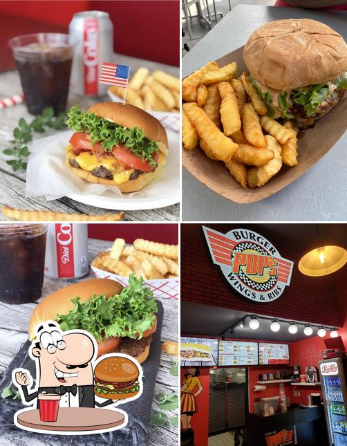 Pop’s Burger Wings & Ribs in Key Biscayne Restaurant menu and reviews