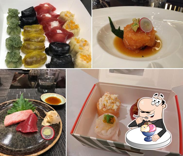 AJI Sushi Delivery e Take Away bietet eine Auswahl von Süßspeisen