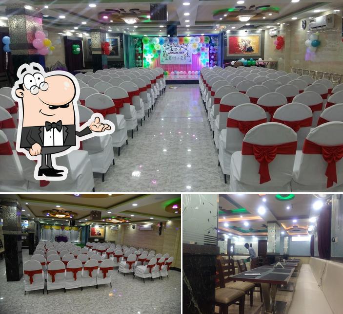 The interior of New Udupi Garden & Party Hall