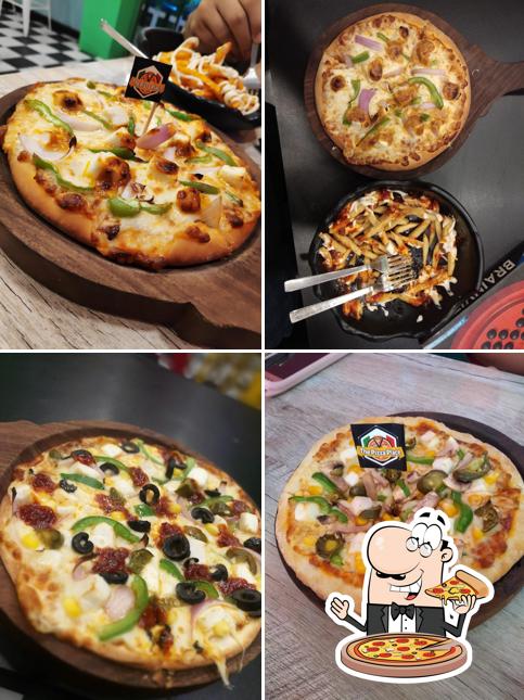 Try out pizza at The Pizza Place