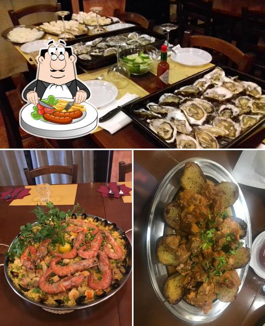 Platti al Trattoria La Locanda da Pino