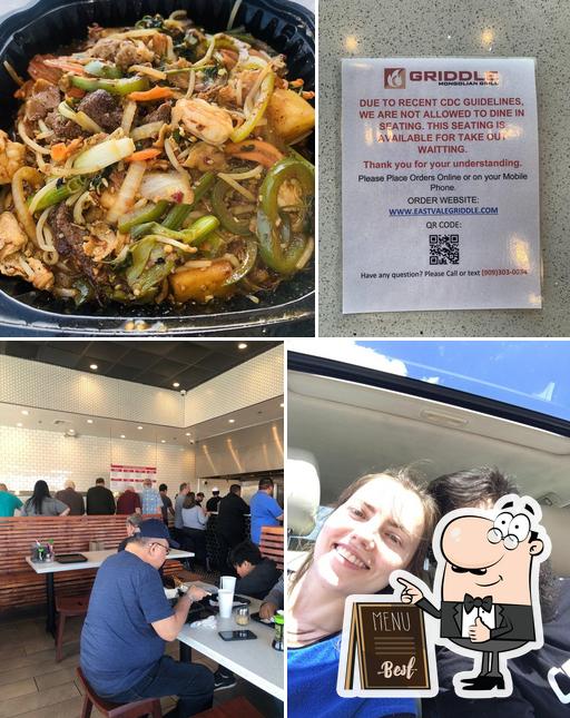 Griddle Mongolian Grill Eastvale in Eastvale Restaurant menu and