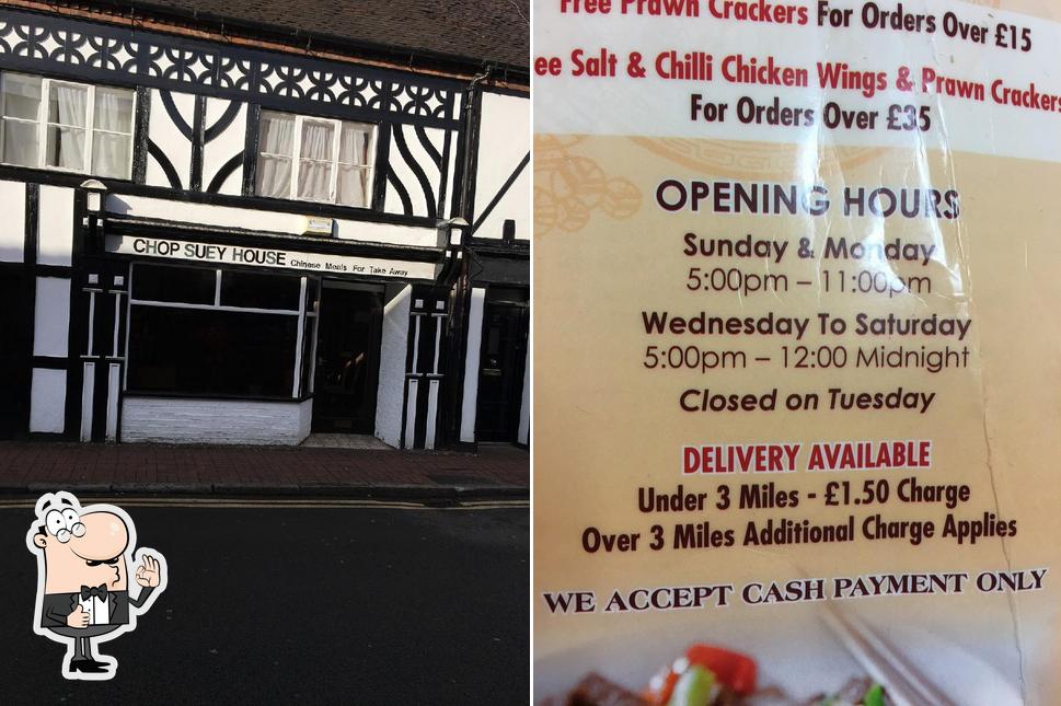 Chop Suey House in Nantwich Restaurant menu and reviews