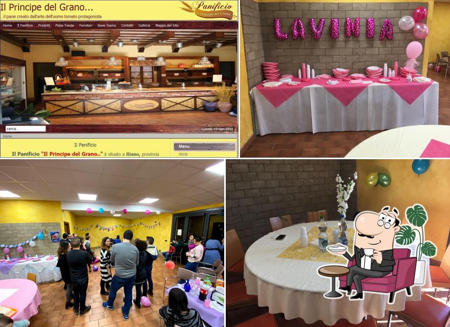 Dai un'occhiata agli interni di Il Principe Del Grano Pasticceria Pizzeria Bar