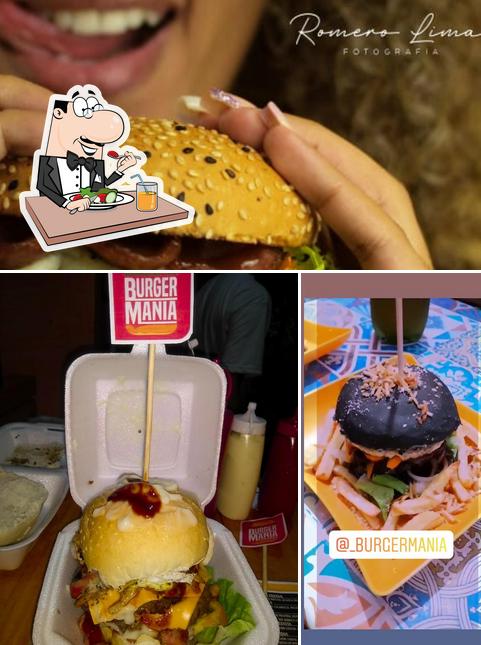 Comida em Burger Mania