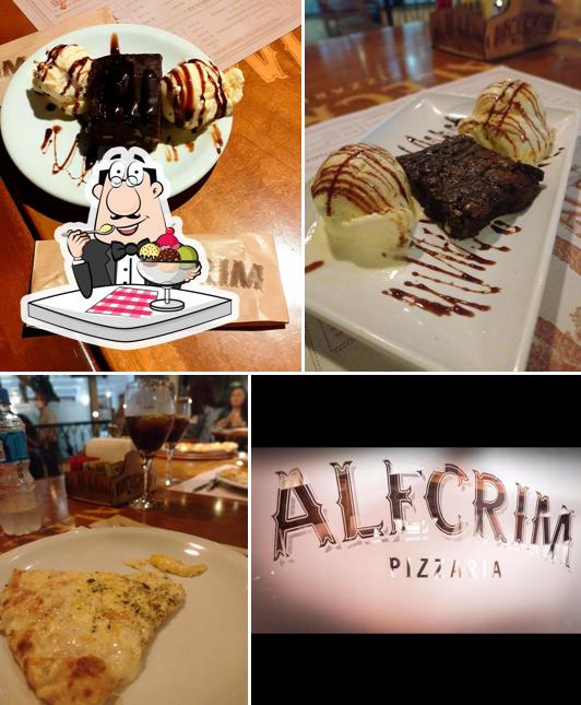 Pizzaria Alecrim serve uma variedade de sobremesas