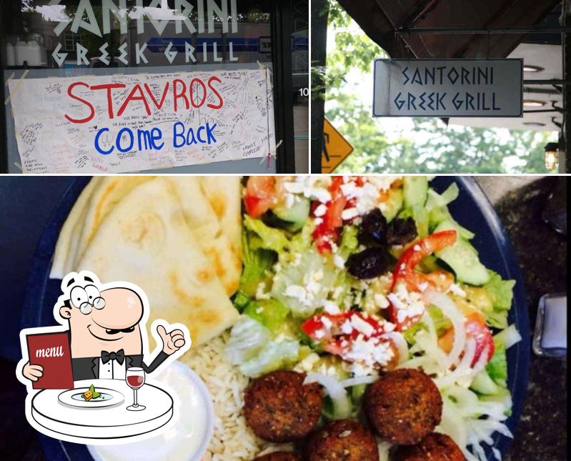 Santorini Greek Grill in Kirkland Restaurant menu and reviews