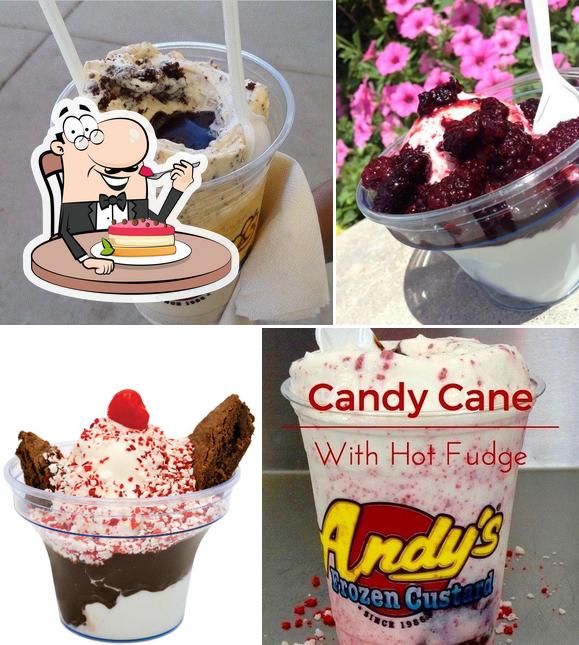 Andy's Frozen Custard, 8251 E 102nd St S in Tulsa Restaurant menu and