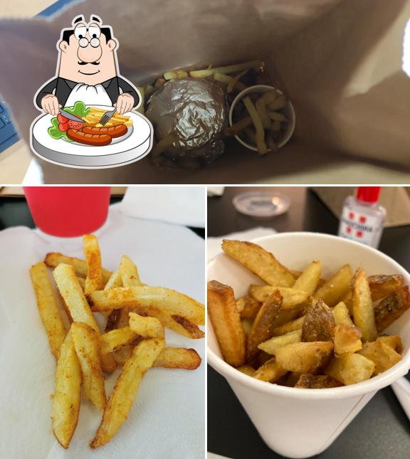 Cibo al Five Guys Rome Termini