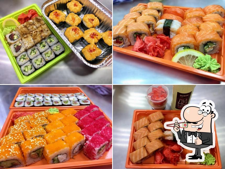 Prenez différentes options de sushi