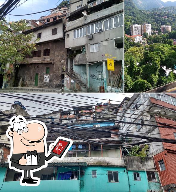 O exterior do Bar da Sinuca