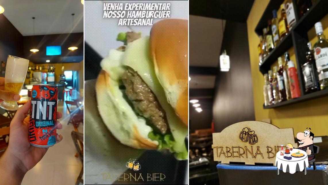 Hambúrguer em Choperia Taberna Bier