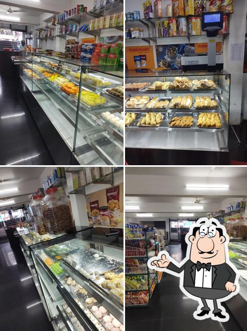 The interior of Edha bakery