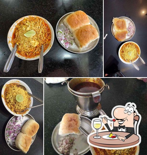 Food at Hotel Nisarg ( Special Misal House )