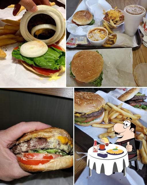 Juicy's Giant Hamburgers, 301 S Wells Ave in Reno Restaurant menu and