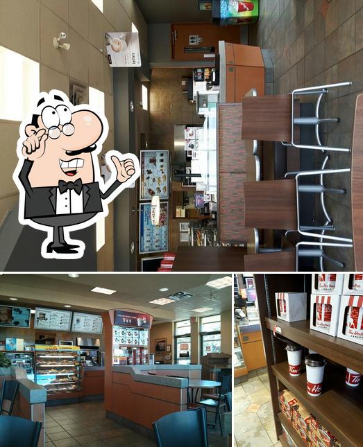 El interior de Tim Hortons