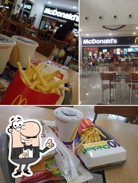 O interior do McDonald's