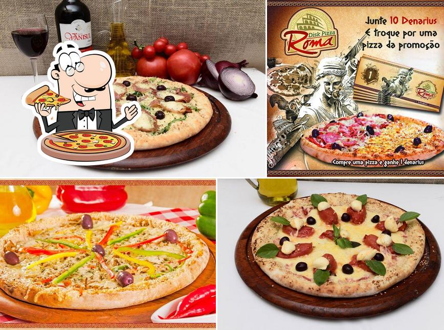 Consiga pizza no Disk Pizza Roma