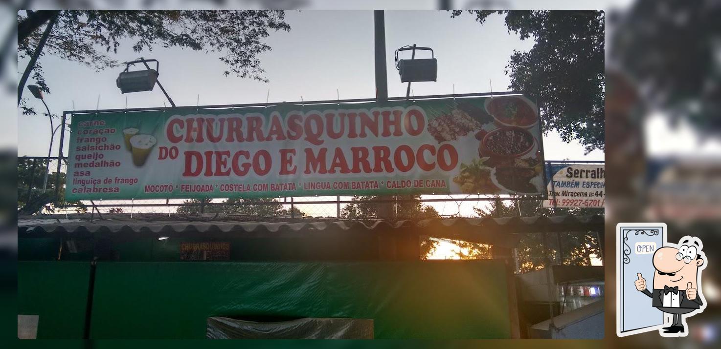 Olhe as informações sobre o Churrasquinho do Diego e Marroco