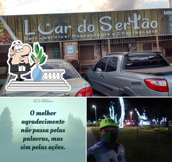 O exterior do Luar do Sertão