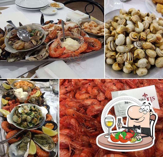 Закажите блюда с морепродуктами в "A Marisqueira do Lis"
