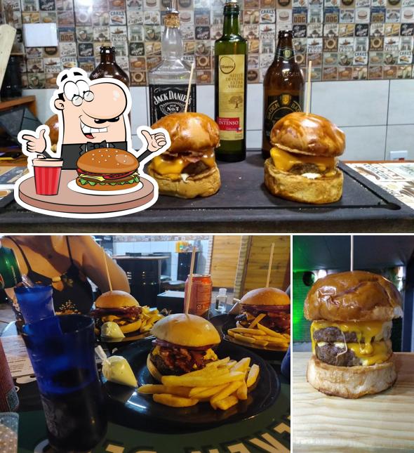 Peça um hambúrguer no Tambor Burger