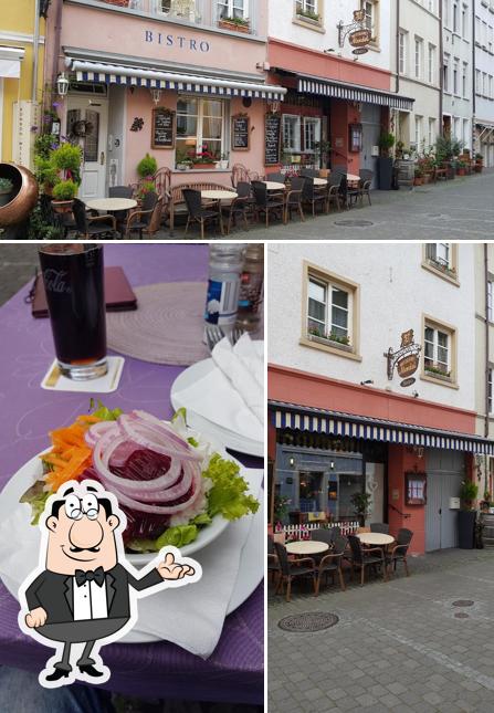 L'intérieur de Café-Bistro Mendel