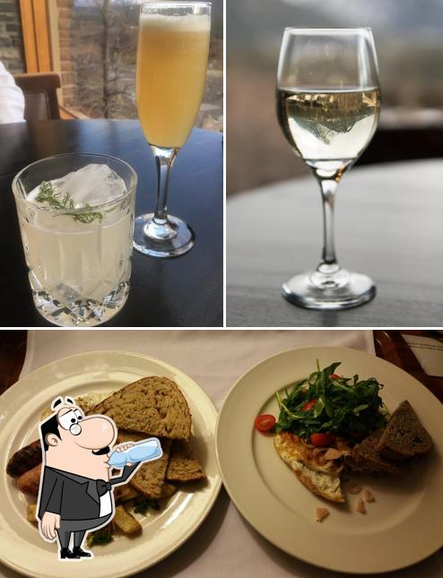 Check out the image showing drink and food at The Juniper Bistro